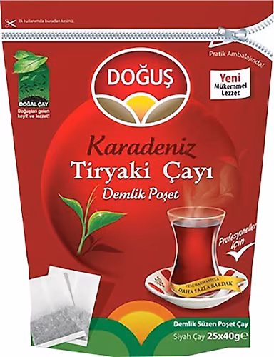 Doğuş Karadeniz Kırmızı Demlik Poşet Çay 25x40 gr