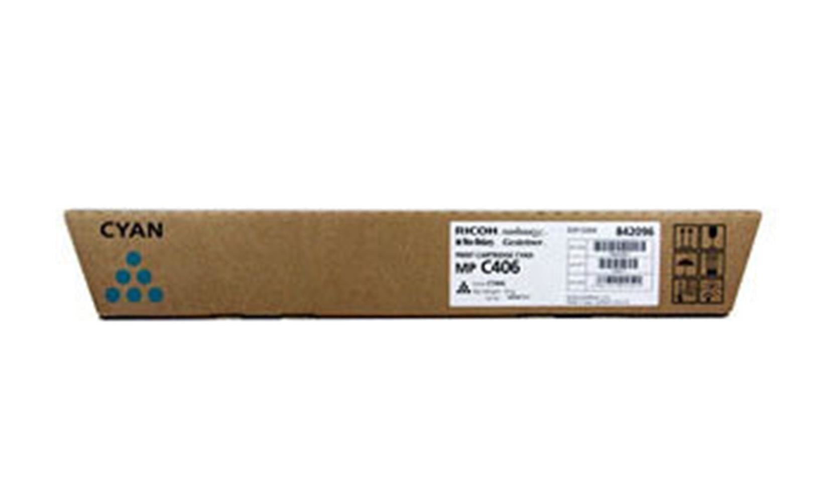 Ricoh MP C306 Cyan (Mavi) Orijinal Fotokopi Toneri - 842092 (MP C306 / MP C307 / MP C406 Uyumlu)