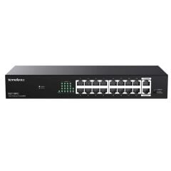 TENDA SG118PC 18 Port 16x10/100/1000Mbps Gigabit PoE+ + 2xGigabit Uplink 250W IEEE 802.3af/at Unmanaged Switch