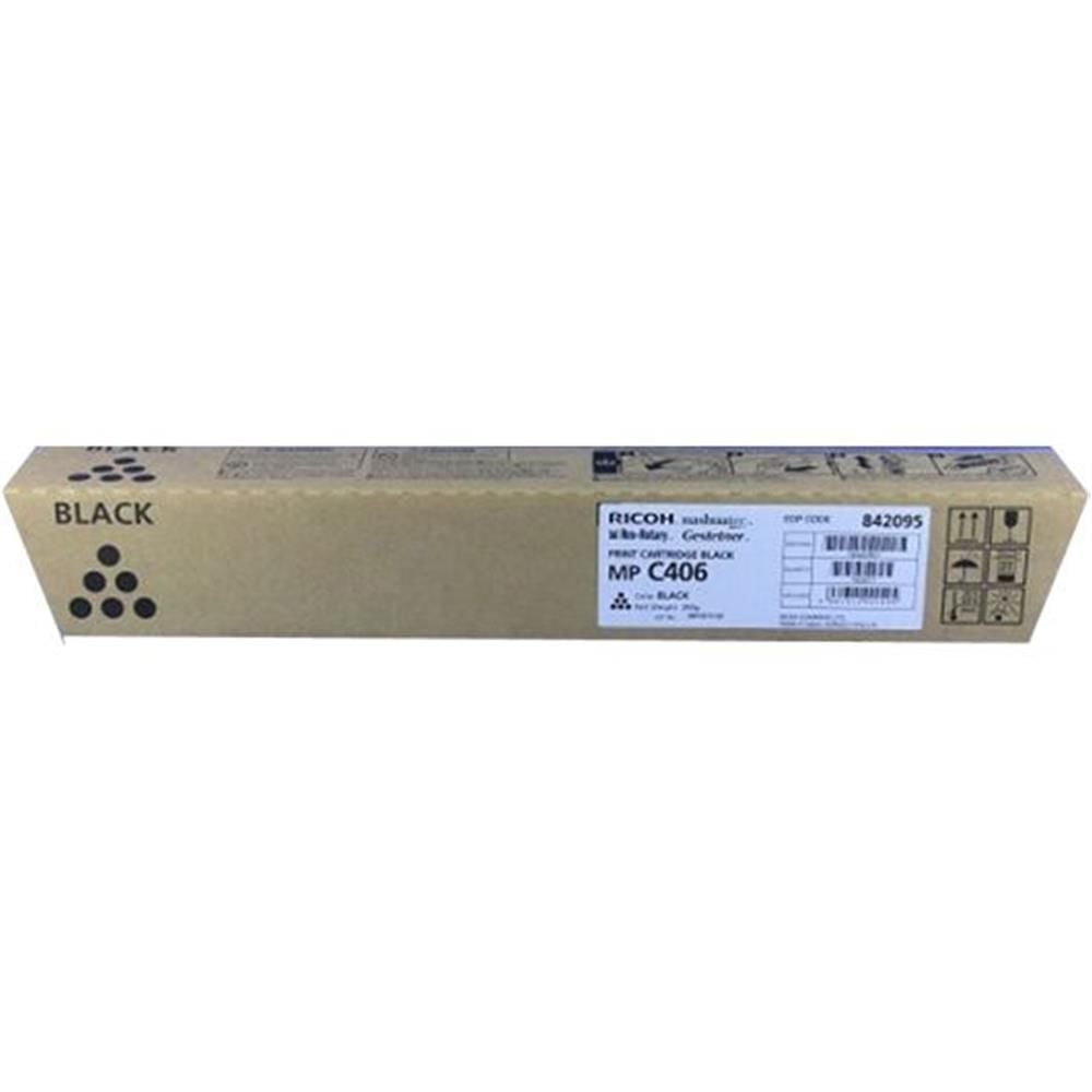 Ricoh MP C406 Black (Siyah) Orijinal Fotokopi Toneri (842091) - Aficio MP C306 / C307 / C406 Serisi Uyumlu