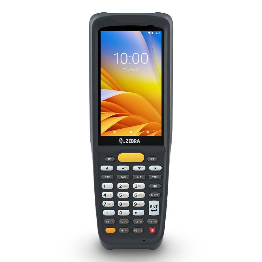Zebra MC2200 (4 inç + 2D Barkod Okuyucu + 2GB RAM / 16GB Depolama + Wi-Fi + Bluetooth + 34 Tuşlu) El Terminali + Cradle Kit (Şarj/İletişim Beşiği)