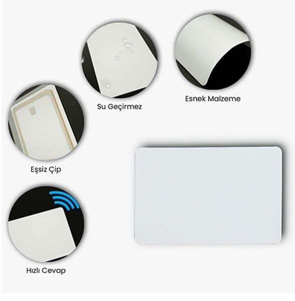 SARKEY SR-621 ISO Mifare Card 13,56 Mhz Mifare Kart,10l'u Paket