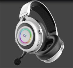 Gameagle GE2010 Step Hunter S1 RGB  Kablosuz Mikrofonlu Oyuncu Kulaklığı Beyaz