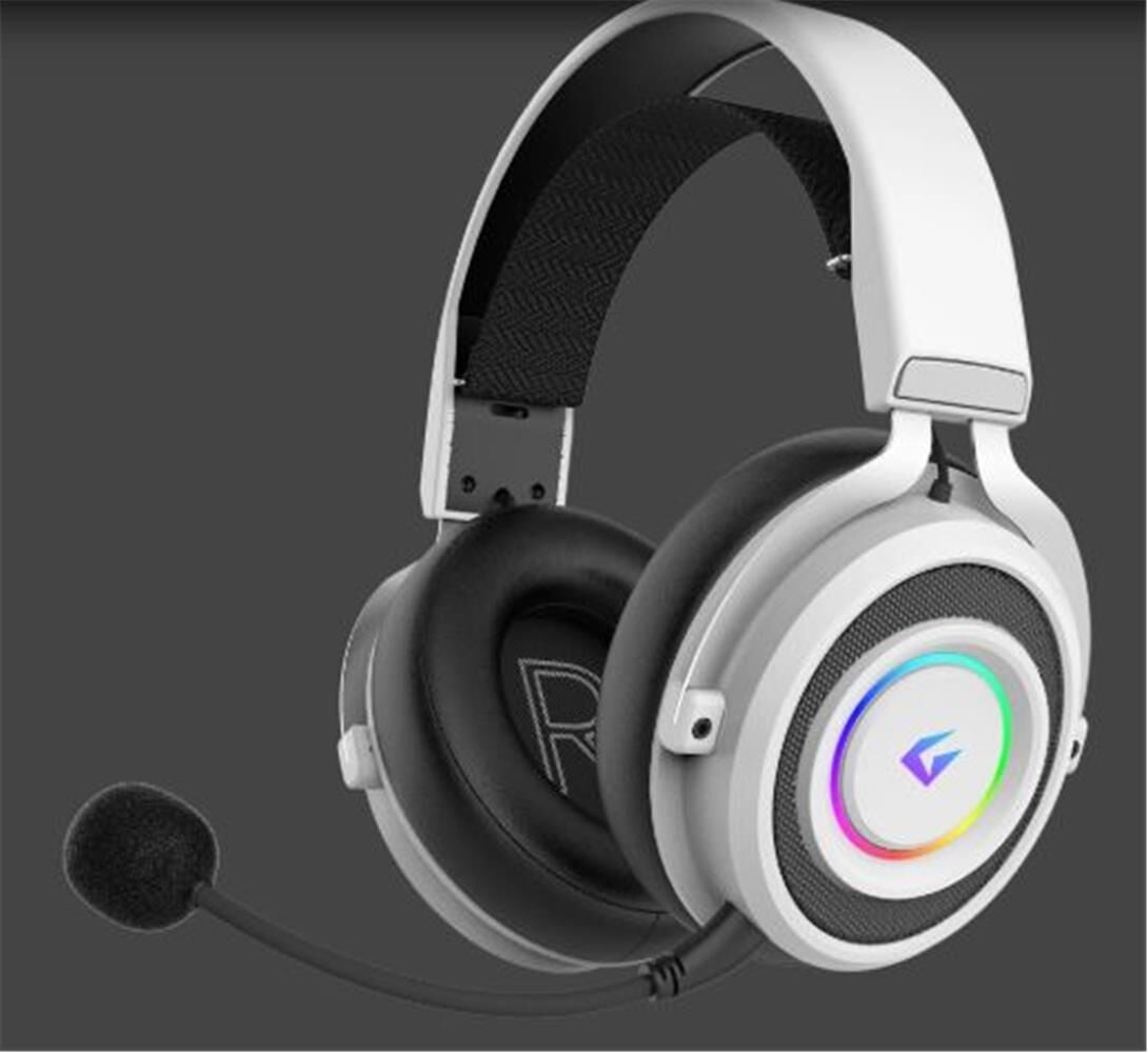 Gameagle GE2010 Step Hunter S1 RGB  Kablosuz Mikrofonlu Oyuncu Kulaklığı Beyaz