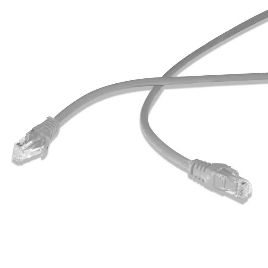 FLAXES FNK‑610G CAT6 Patch Kablosu 10 Metre 23 AWG Gri Network Kablosu