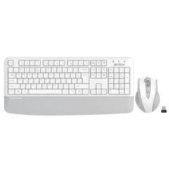 A4 Tech Fstyler FG2500S Beyaz Plus 2.4GHz Kablosuz Multimedya Klavye & 2000 DPI Optik Mouse Set - Türkçe Q