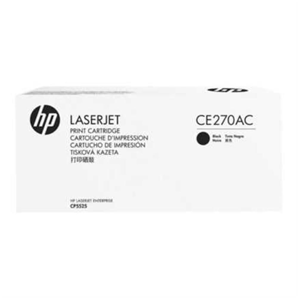 HP 650A (CE270AC) LaserJet Orijinal Siyah Sözleşmeli Toner Kartuşu