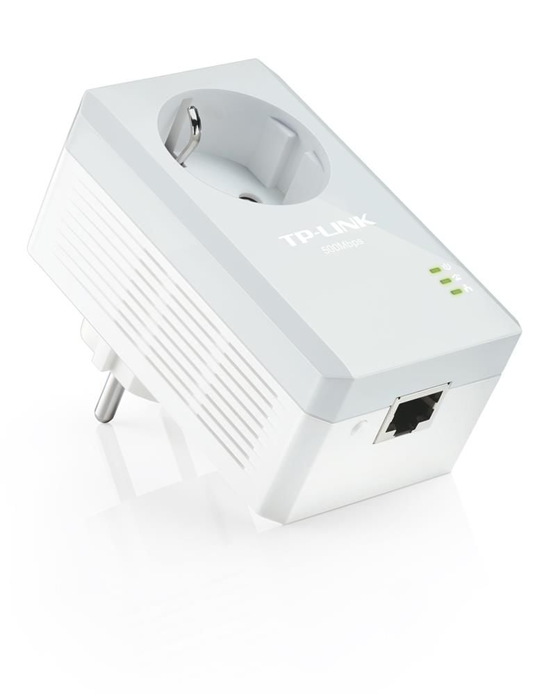 Tp‑Link TL‑PA4010P KIT AV600 Nano Powerline Adaptör (Passthrough Prizli)
