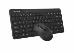 A4 Tech Fstyler FG2200 2.4GHz Kablosuz 1200 DPI FN-Multimedya Türkçe Q Mini Klavye & Mouse Set - Siyah
