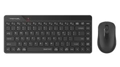 A4 Tech Fstyler FG2200 2.4GHz Kablosuz 1200 DPI FN-Multimedya Türkçe Q Mini Klavye & Mouse Set - Siyah