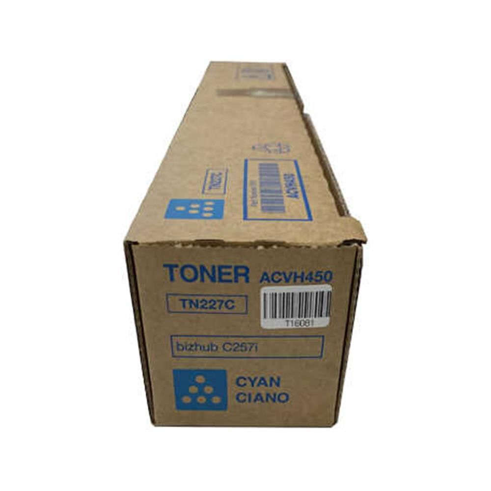 Konica Minolta TN-227C Cyan Cam Göbeği Orijinal Fotokopi Toneri (bizhub C257i Serisi Uyumlu)