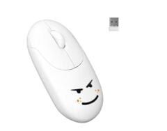 Everest SM-26 Fashion 2.4GHz Kablosuz Optik Mouse Beyaz Kabartmalı