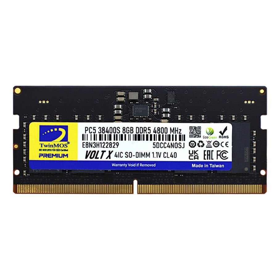 TwinMOS Sodimm DDR5  8 GB 4800MHz CL40 Notebook Ram