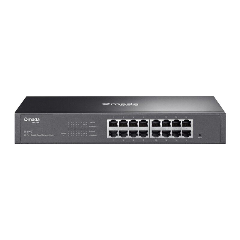 TP-LINK OMADA ES216G 16 PORT GIGABIT YONETILEBILIR METAL KASA SWITCH