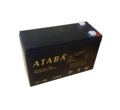 Ataba AT-1290 12V 9Ah Bakımsız Kuru Akü (UPS / Kesintisiz Güç Kaynağı Uyumlu)