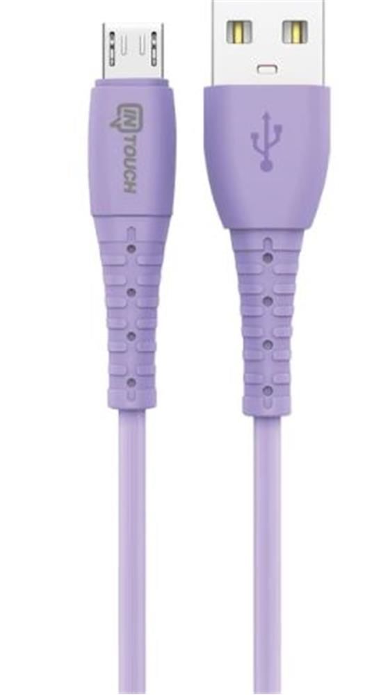 Baseus Crystal Shine Series 2.4A USB-A to Lightning 1.2m Hızlı Şarj ve Veri Kablosu - Mor (CAJY000005)