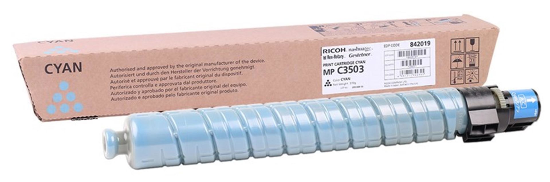 Ricoh MP C3003 / C3503 / C3004 Camgöbeği (Cyan) Orijinal Fotokopi Toner Kartuşu (841816) 18.000 Sayfa