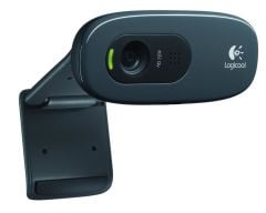 Logitech C270 HD 720p 30fps Gürültü Engelleyici Mikrofonlu Siyah WebCam (960-001063)