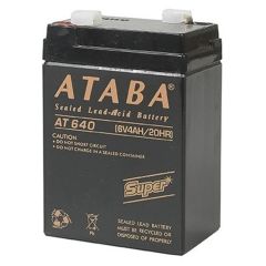 Ataba AT-640 6V 4Ah Düz Tip Bakımsız Kuru Akü (WBD)