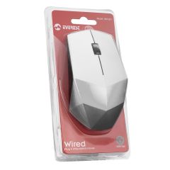 Everest SM-201 USB Gümüş 1200DPI Optik Kablolu Mouse