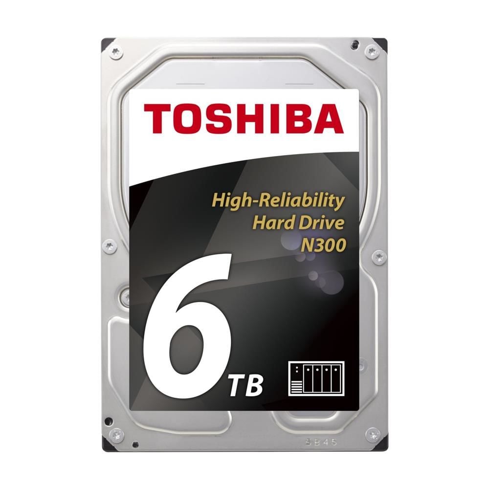 Toshiba N300 HDWG460UZSVA 6TB 3.5'' 7200RPM 128MB Cache SATA 3 NAS Harddisk