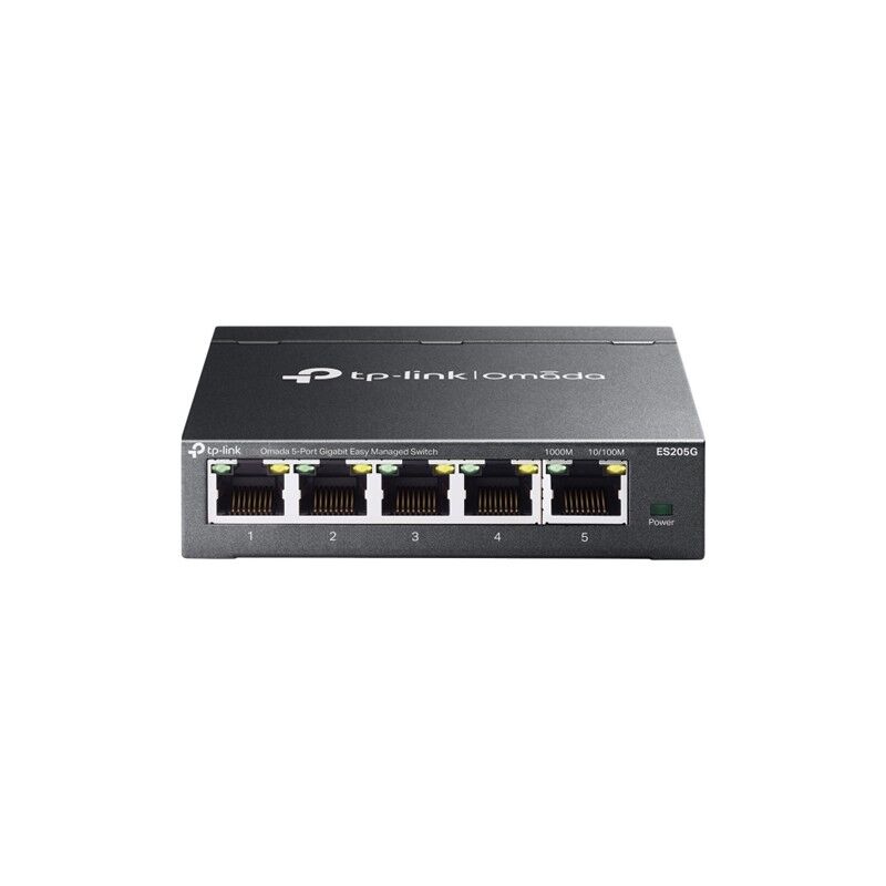 TP-LINK OMADA ES205G 5 PORT GIGABIT YONETİLEBİLİR METAL KASA SWITCH