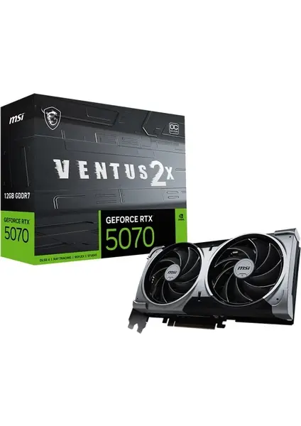 MSI VGA GEFORCE RTX 5070 12G VENTUS 2X OC 12GB GDRR7 192B DX12