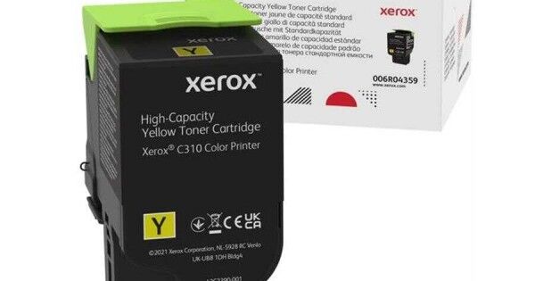 Xerox 006R04371 Sarı (Yellow) Yüksek Kapasiteli Orijinal Toner Kartuşu - 5.500 Sayfa (C310 / C315 Uyumlu)