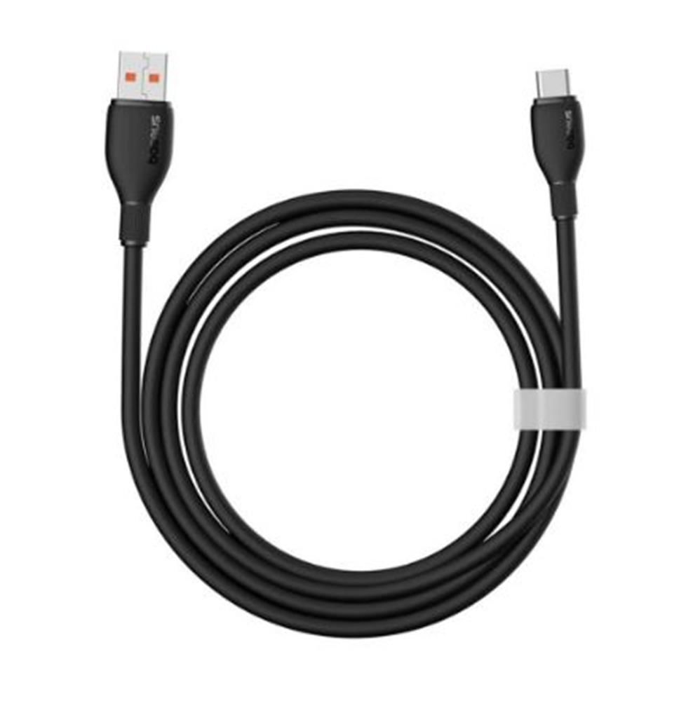 Baseus Pudding Series 100W USB-C to USB-C 1.2m Hızlı Şarj ve Veri Kablosu - Siyah (P10355702111-00)