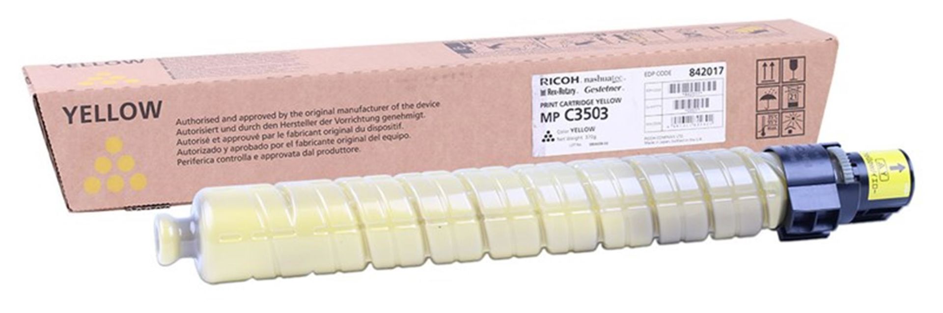 Ricoh MP C3003 / MP C3503 Sarı (Yellow) Orijinal Fotokopi Toner Kartuşu (841816) 18.000 Sayfa