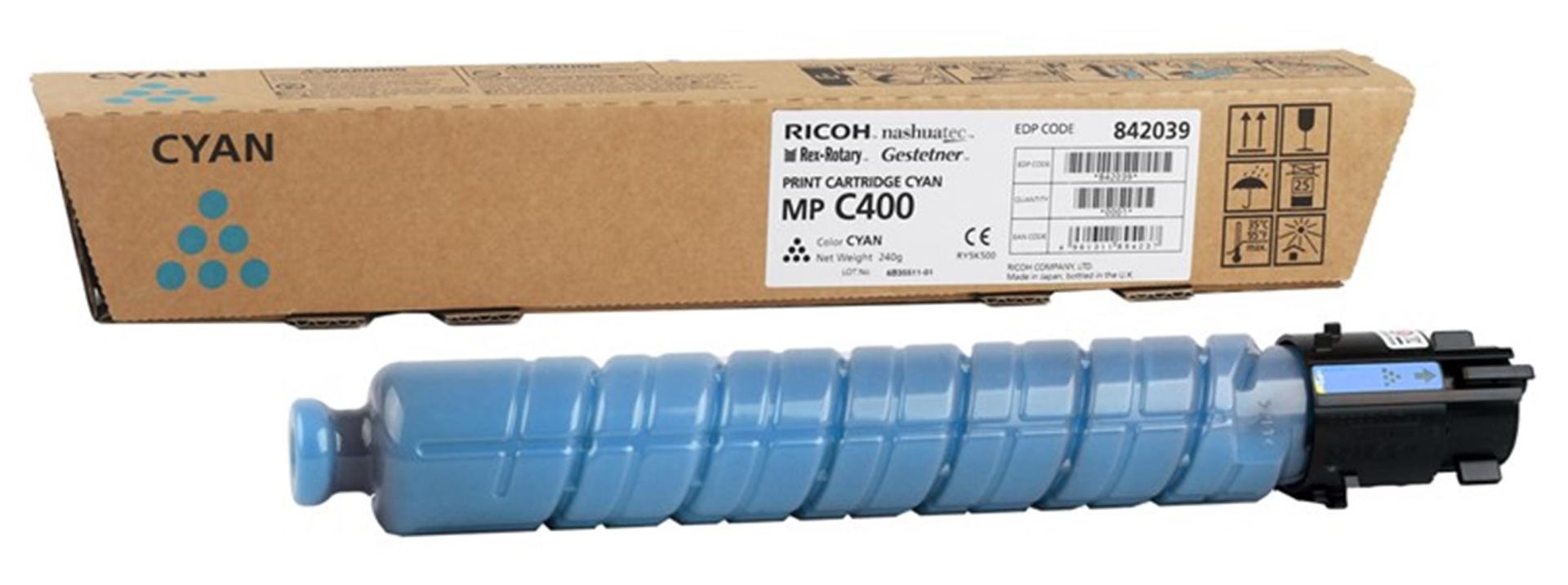 Ricoh MP C300 / C400 / C401 Serisi Cyan (Mavi) Orijinal Fotokopi Toneri - 10.000 Sayfa