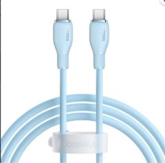 Baseus Pudding Serisi USB-A'dan Lightning'e 2.4A Hızlı Şarj ve Veri Senkronizasyon Kablosu 1.2m Mavi