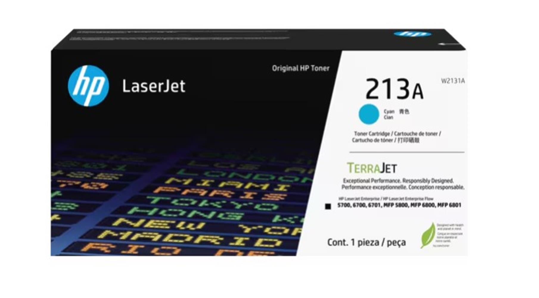 HP 213A Cyan Mavi 3.000 Sayfa Toner W2131A
