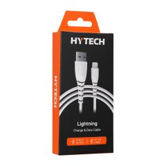Hytech HY-XTK20 2.4A Lightning 0.9m Beyaz Data ve Hızlı Şarj Kablosu