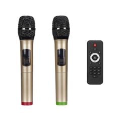 Mikado MD-BT122 100W USB-BT-TF-TWS 2 UHF Kablosuz Mikrofonlu Öğretmen ve Toplantı Anfisi