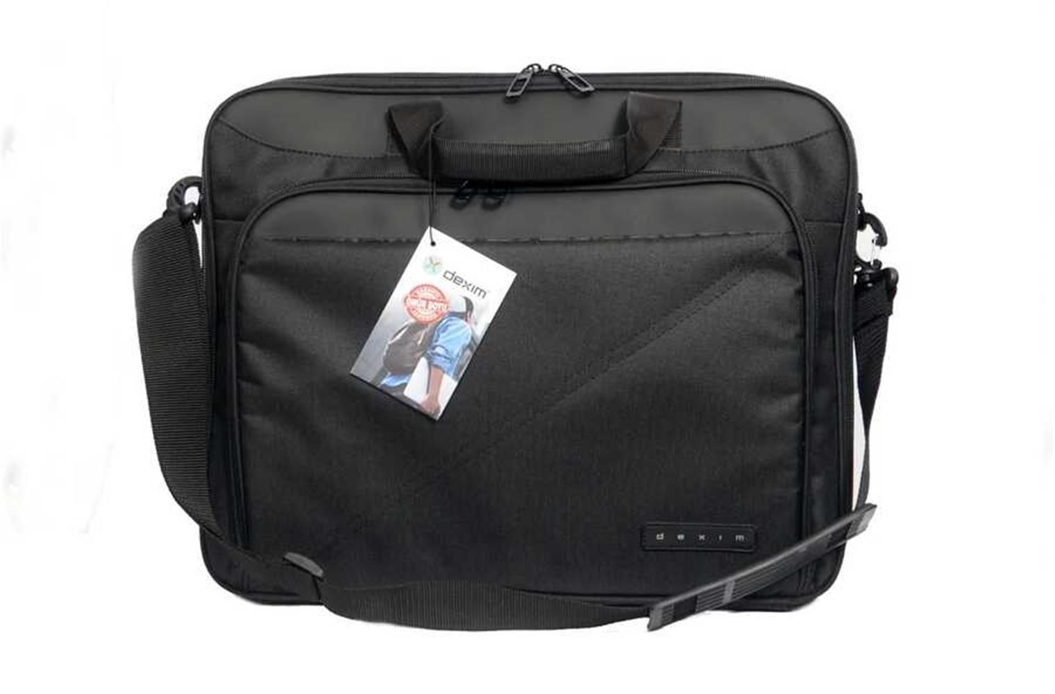 Dexim DXNB20 Elite 15.6'' Siyah Notebook Çantası, Suya Dayanıklı, Hafif ve Dayanıklı Tasarım