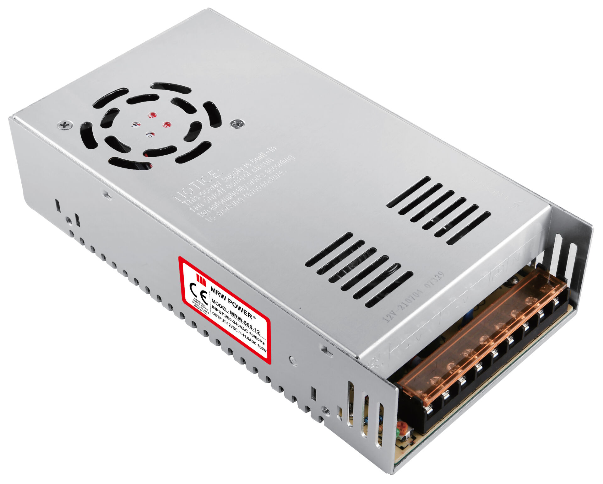 MERVESAN 12V 40A 500W METAL KAMERA ADAPTÖRÜ (MRW-500-12)