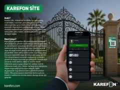 KAREFON Siteler için   Son Teknoloji Diafon Sistemi