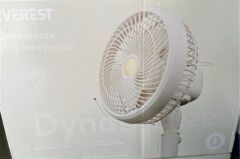 Everest Fan12 DynaBreeze Krem-Gold 9'' 70W 3 Hız Kademeli 2000RPM Çift