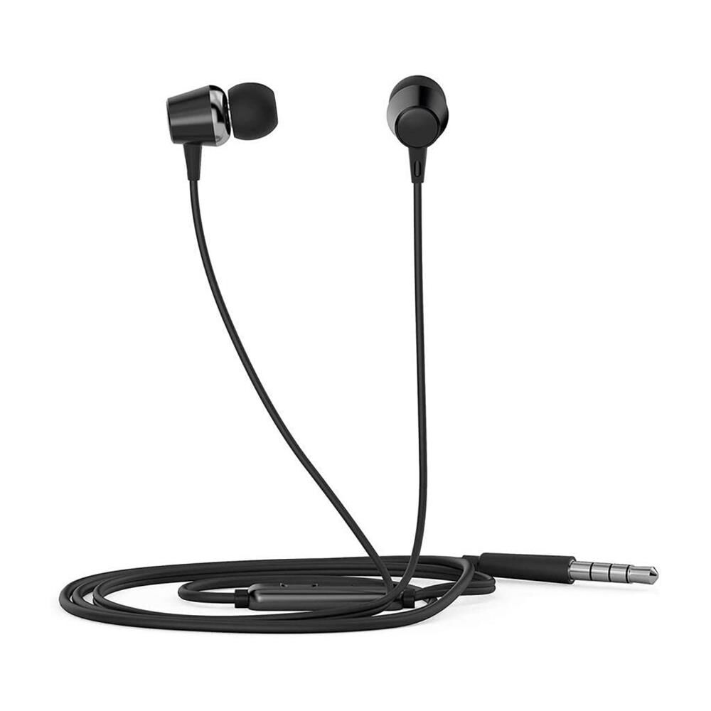 HP DHE-7000-BK 3.5mm Jack Girişli Mikrofonlu Kablolu Kulak İçi Kulaklık - Siyah