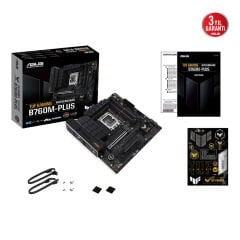 ASUS TUF GAMING B760M-PLUS Intel B760 LGA1700 DDR5 7200MT/s (OC) mATX Anakart