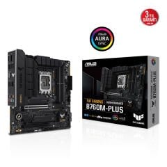 ASUS TUF GAMING B760M-PLUS Intel B760 LGA1700 DDR5 7200MT/s (OC) mATX Anakart