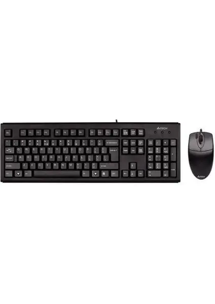A4 Tech KM-72620D Kablolu USB Multimedya Q-Türkçe Klavye ve Mouse Seti (KR-72 + OP-620)