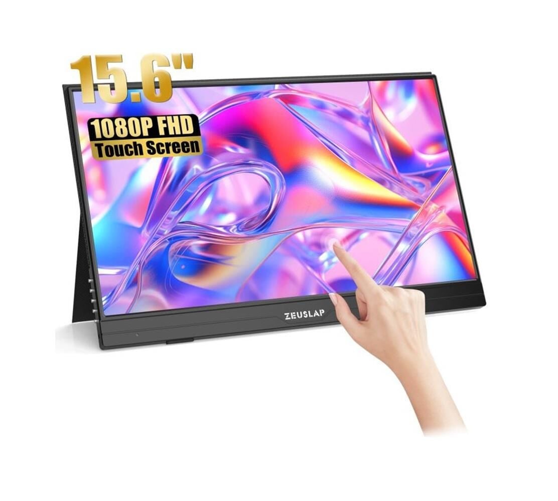 Zeuslap 15.6'' AT156 (ZL-AT156) 1920x1080 FHD 60Hz ADS-IPS Type-C Dokunmatik Taşınabilir Monitör