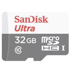 Sandisk 32GB Ultra MicroSDHC Class 10 UHS-I 100 MB/s Hafıza Kartı (SDSQUNR-032G-GN3MN)