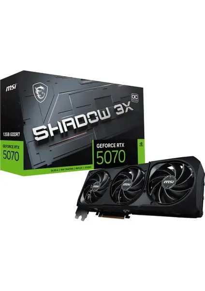 MSI VGA GEFORCE RTX 5070 12G SHADOW 3X OC 12GB GDRR7 192B DX12