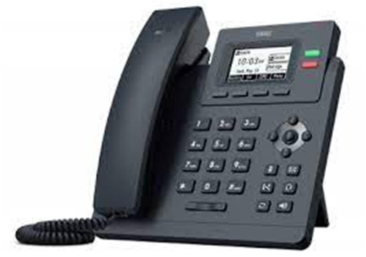 Karel IP1131P Giriş Seviyesi Masaüstü IP Telefon - Siyah (PoE Destekli, Adaptörsüz)