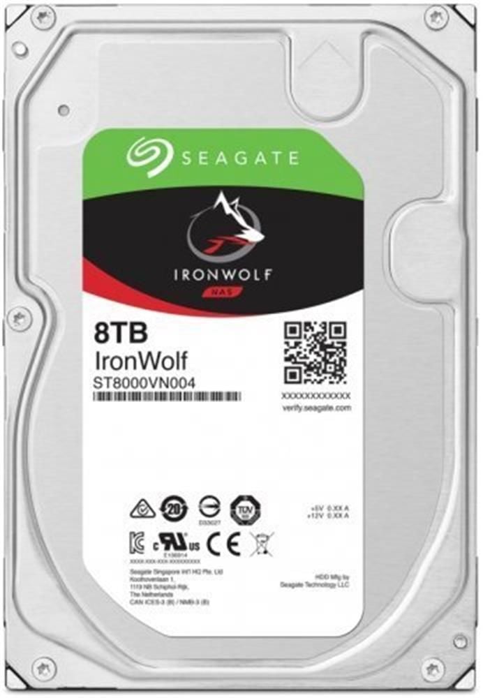 Seagate 8TB ST8000VN004 IronWolf 3.5'' 7200RPM 256MB RV Sensör SATA 3 7/24 NAS Diski