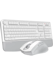 A4 Tech Fstyler FG2500S Plus Kablosuz Türkçe Q Multimedya Klavye Mouse Seti - Beyaz