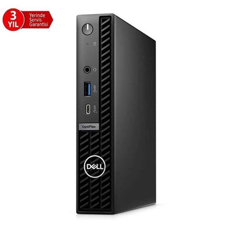 DELL OptiPlex 7020 N007O7020MFF_U Intel Core i5‑14500T 14. Nesil 8 GB DDR5 RAM 512 GB NVMe SSD Intel UHD Graphics 770 Ubuntu Micro Form Factor Siyah PC
